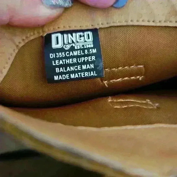 Dingo Women's Tan Silverada Western Cowboy Boots With Harness And Studs 8.5 - Picture 15 of 16